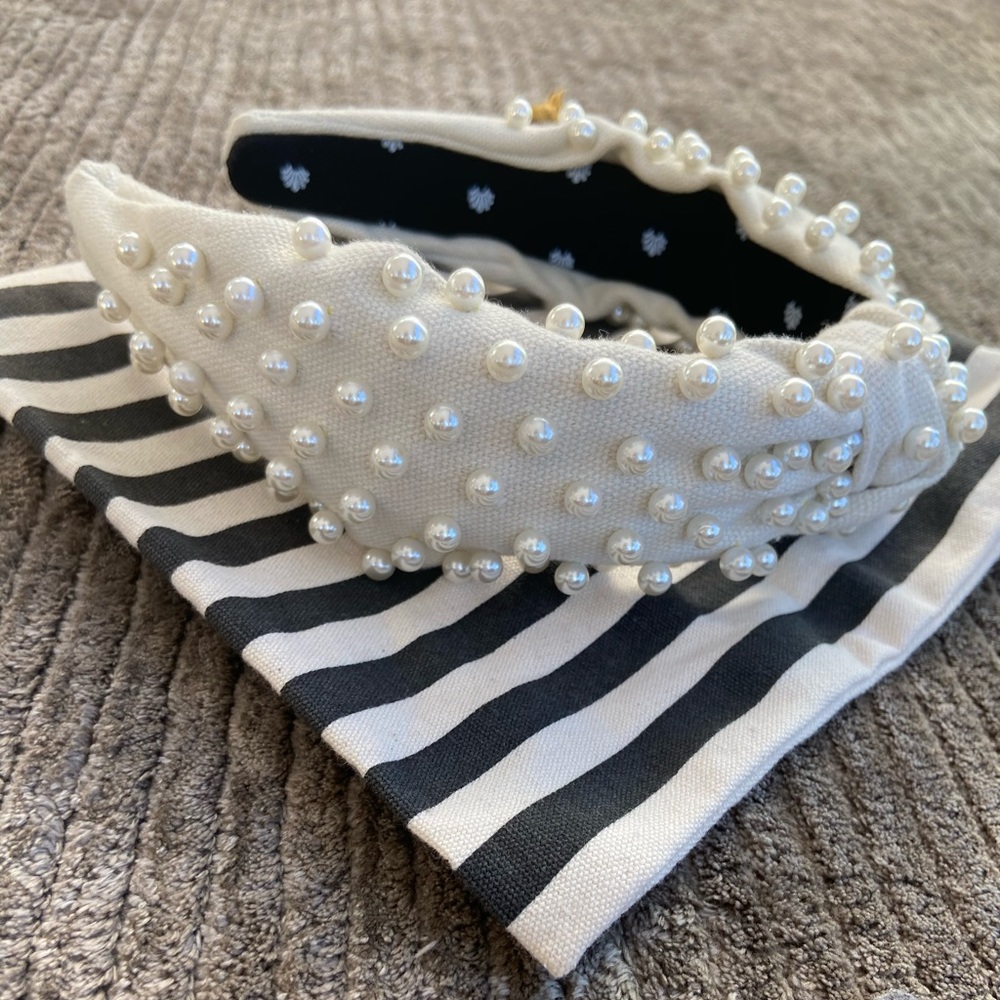 Authentic lele Sadoughi Pearl headband